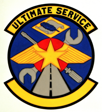 Coat of arms (crest) of the 633rd Transportation Squadron, US Air Force