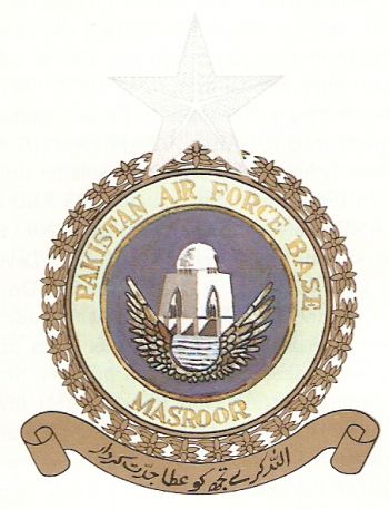 Coat of arms (crest) of Pakistan Air Force Base Masroor