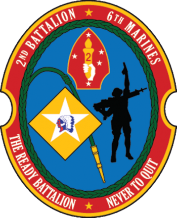 Coat of arms (crest) of the 2nd Battalion, 6th Marines, USMC
