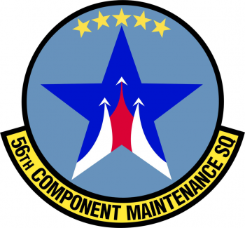 Coat of arms (crest) of the 56th Component Maintenance Squadron, US Air Force