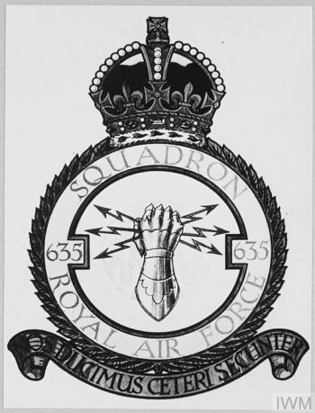 Coat of arms (crest) of the No 635 Squadron, Royal Air Force