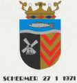 Wapen van Schermer/Coat of arms (crest) of Schermer