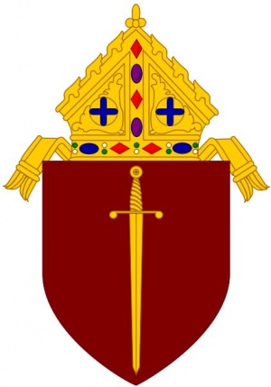 Arms (crest) of Diocese of Saint Paul, Alberta