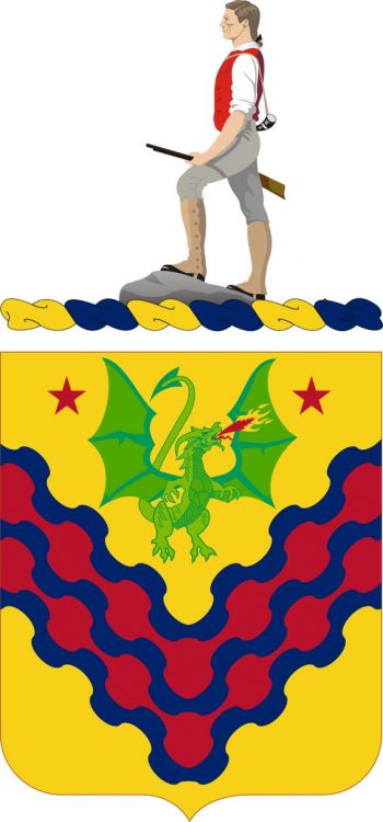 Coat of arms (crest) of 453rd Chemical Battalion, US Army
