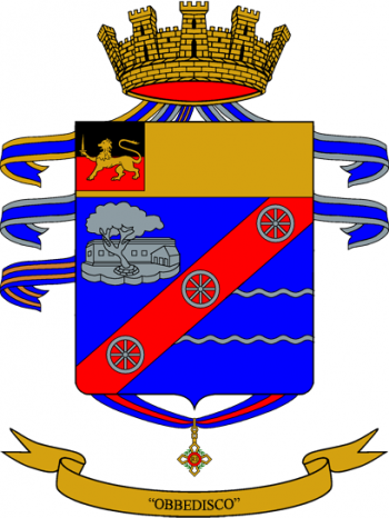 Coat of arms (crest) of the 11th Bersaglieri Battalion Caprera, Italian Army