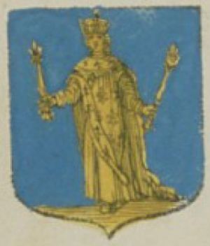 Blason de Masons, Roofers and Surveyors in Arras (Armoiries - Coat of arms  - crest of Masons, Roofers and Surveyors in Arras)