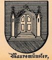 Wappen von Maursmünster/ Arms of Maursmünster