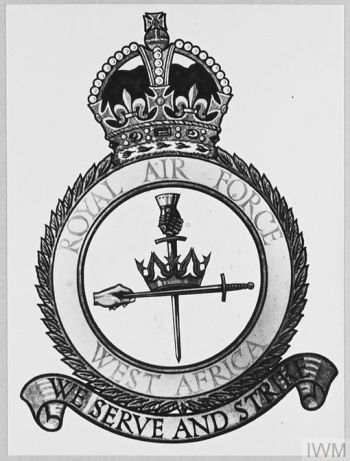 Coat of arms (crest) of the Royal Air Force West Africa, Royal Air Force