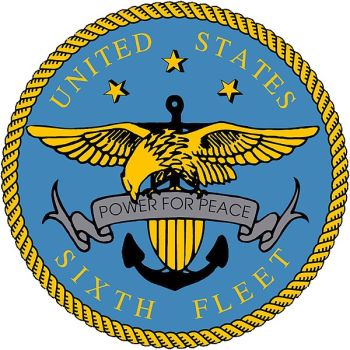 Coat of arms (crest) of the 6th Fleet, US Navy