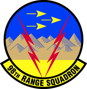 Coat of arms (crest) of the 98th Range Squadron, US Air Force
