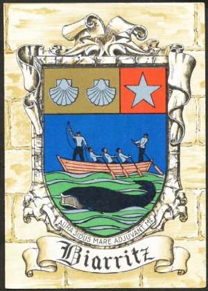 Blason de Biarritz/Coat of arms (crest) of {{PAGENAME