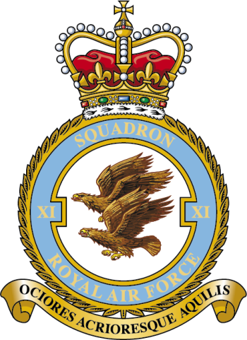 Coat of arms (crest) of the No 11 Squadron, Royal Air Force