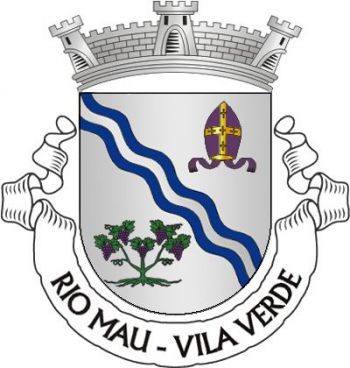 Brasão de Rio Mau (Vila Verde)/Arms (crest) of Rio Mau (Vila Verde)