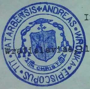 Arms of Andrzej Wronka
