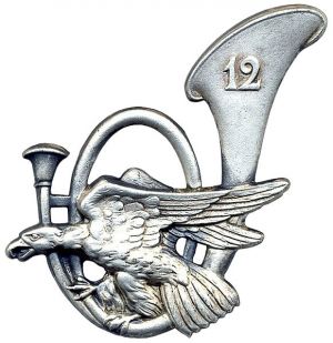 Coat of arms (crest) of the 12th Alpine Chasseurs Battalion, French Army