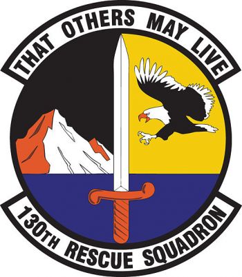 Coat of arms (crest) of the 130th Rescue Squadron, California Air National Guard