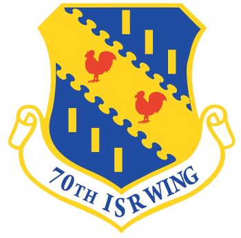 Coat of arms (crest) of the 70th Intelligence, Surveillance and Reconnaissance Wing, US Air Force