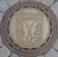 Wappen von Saalfeld/Saale/Arms (crest) of Saalfeld/Saale