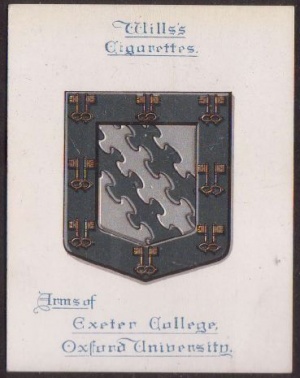 Coat of arms (crest) of Exeter College (Oxford University)