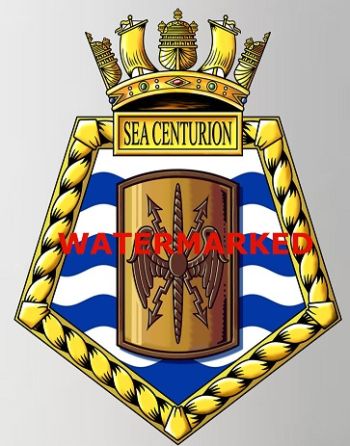 Coat of arms (crest) of the RFA Sea Centurion, United Kingdom