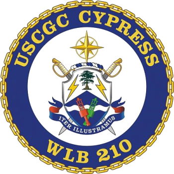 Coat of arms (crest) of the USCGC Cypress (WLB-210)