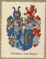 Wappen Freiherr von Geyso