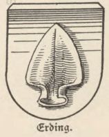 Wappen von Erding/Arms of Erding