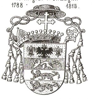 Arms (crest) of Franz Philipp von Inzaghi