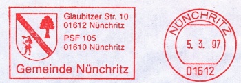 Wappen von Nünchritz/Coat of arms (crest) of Nünchritz