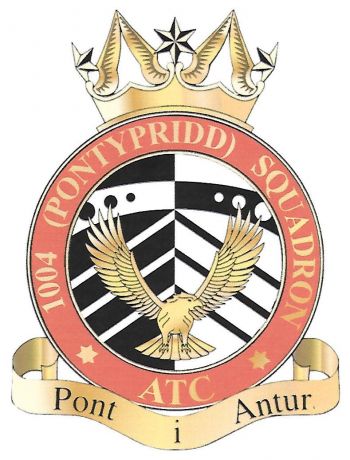 Coat of arms (crest) of the No 1004 (Pontypridd) Squadron, Air Training Corps