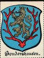 Wappen von Sondershausen/ Arms of Sondershausen