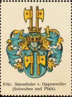 Wappen Freiherr Sturmfeder von Oppenweiler