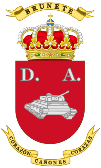 Coat of arms (crest) of the 1st Armoured Division Brunete, Spanish Army