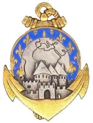 Coat of arms (crest) of the 24th Colonial Infantry Regiment, French Army