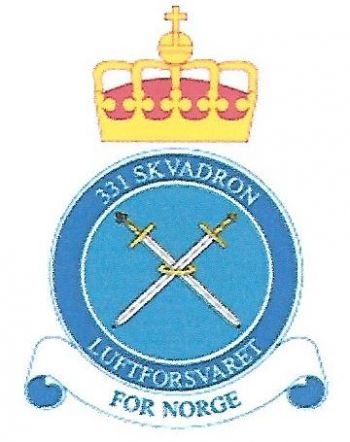 Coat of arms (crest) of the 331st Squadron, Norwegian Air Force