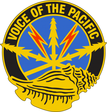 Coat of arms (crest) of 516th Signal Brigade, US Army