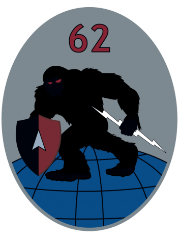 Coat of arms (crest) of the 62nd Cyberspace Squadron, US Space Force