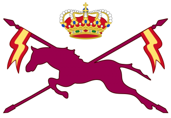 Coat of arms (crest) of the Royal Escort Squadron, Royal Guard, Spain