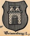 Wappen von Weissenburg im Elsass/ Arms of Weissenburg im Elsass