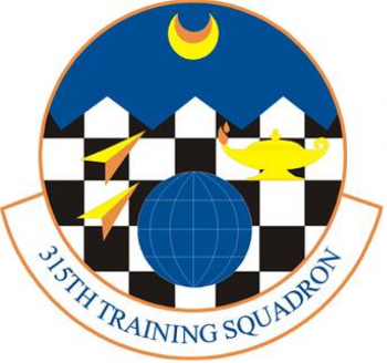 Coat of arms (crest) of the 315th Training Squadron, US Air Force