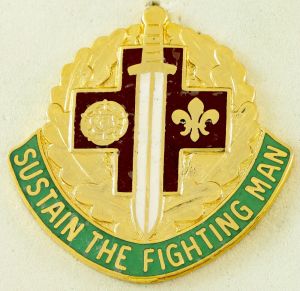 Coat of arms (crest) of the 815th Station Hospital, US Army