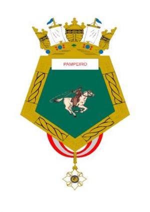Coat of arms (crest) of the Patrol Ship Pampeiro, Brazilian Navy