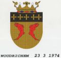 Wapen van Woudrichem/Coat of arms (crest) of Woudrichem