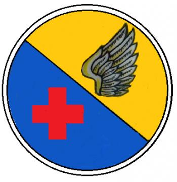 Coat of arms (crest) of the 55th Military Airlift Squadron, US Air Force