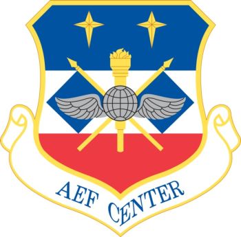 Coat of arms (crest) of the Air and Space Expeditionary Force Center, US Air Force