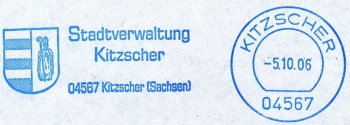 Wappen von Kitzscher/Coat of arms (crest) of Kitzscher