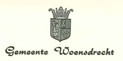 Wapen van Woensdrecht/Arms (crest) of Woensdrecht