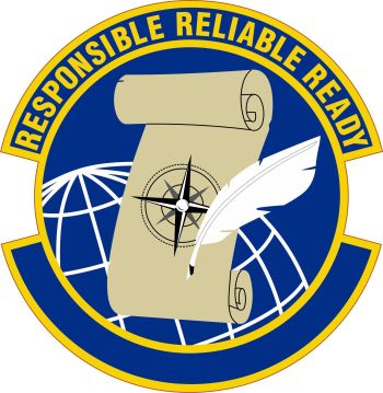 Coat of arms (crest) of the 764th Enterprise Sourcing Squadron, US Air Force