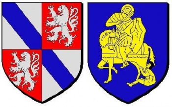 Blason de Durfort-et-Saint-Martin-de-Sossenac/Arms (crest) of Durfort-et-Saint-Martin-de-Sossenac