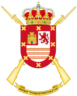 Protected Infantry Bandera Fuerteventura I-9, Spanish Army.png